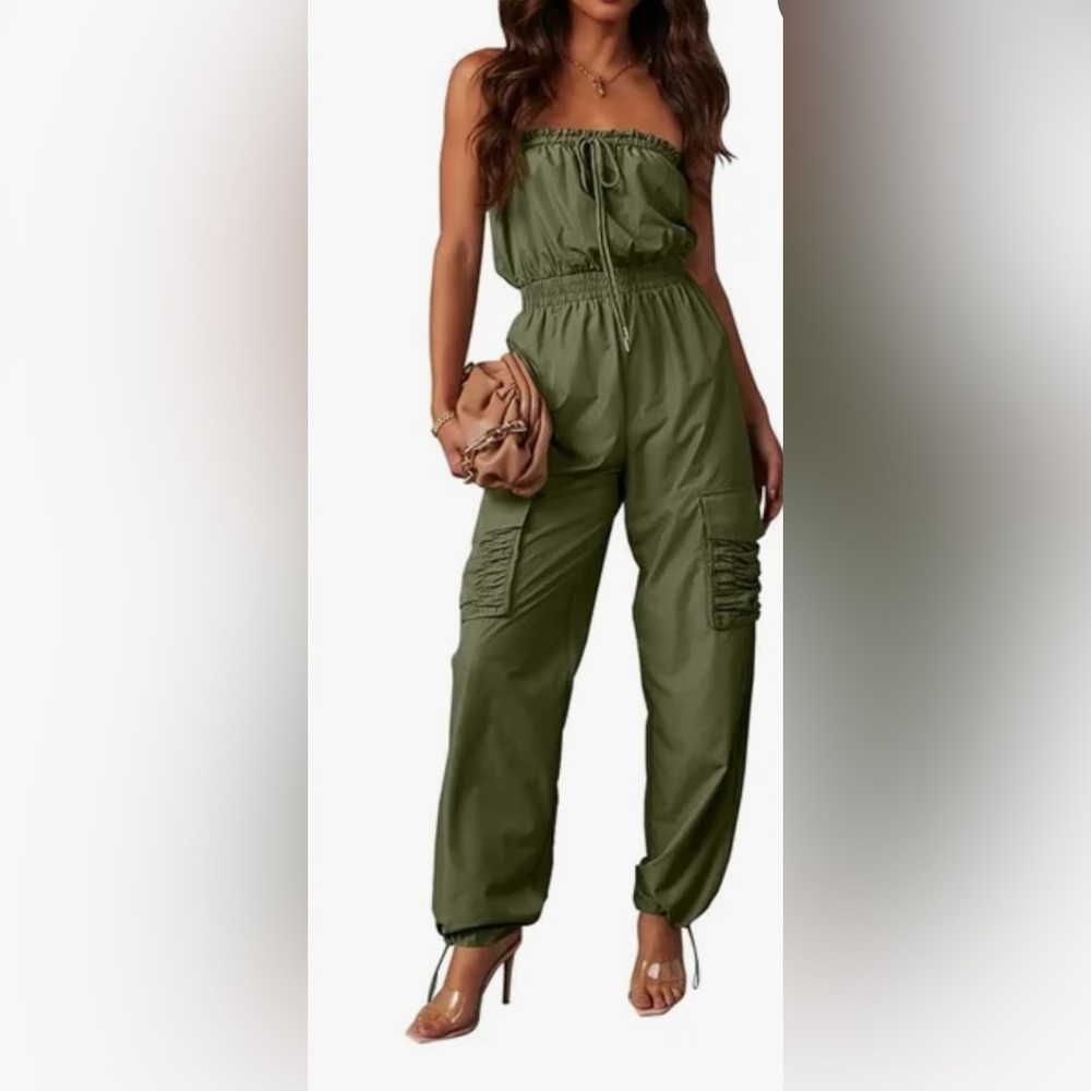 Olive Green Jumpsuit